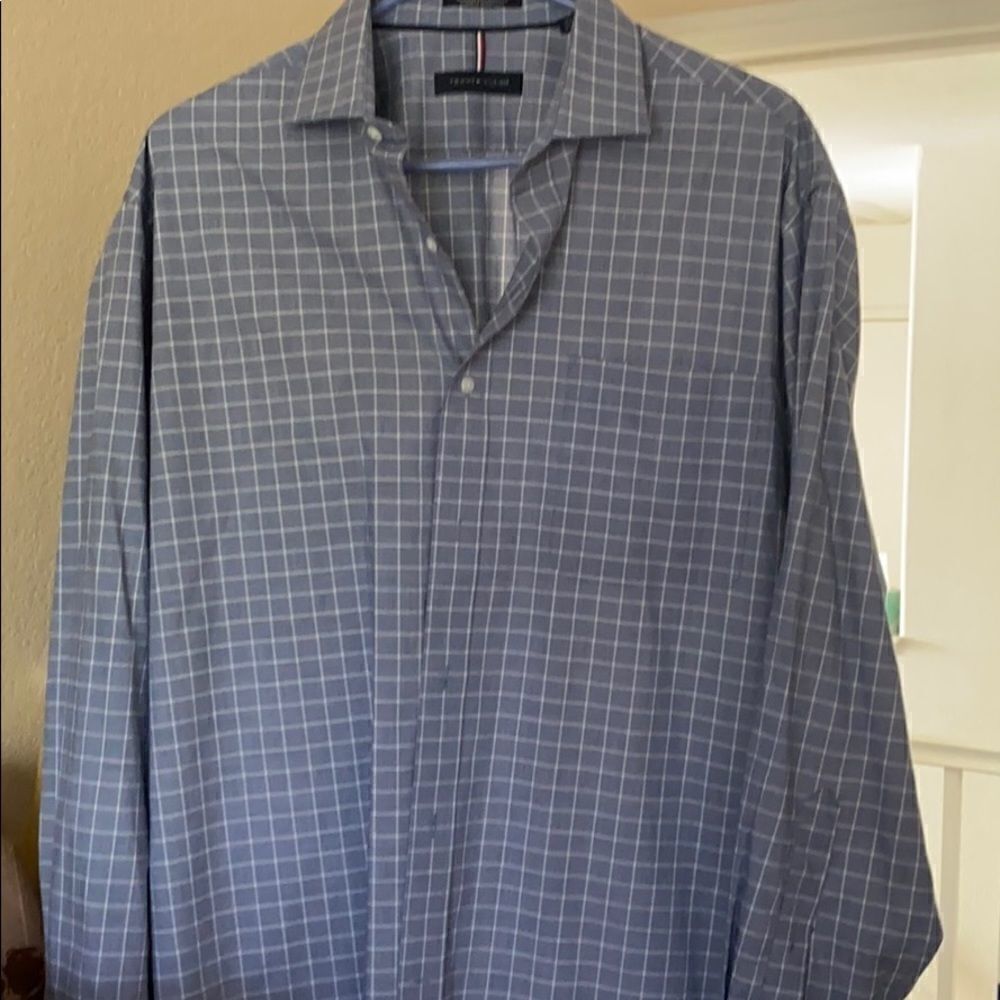 Tommy Hilfiger Men’s Casual Long Sleeve Shirt SZ L